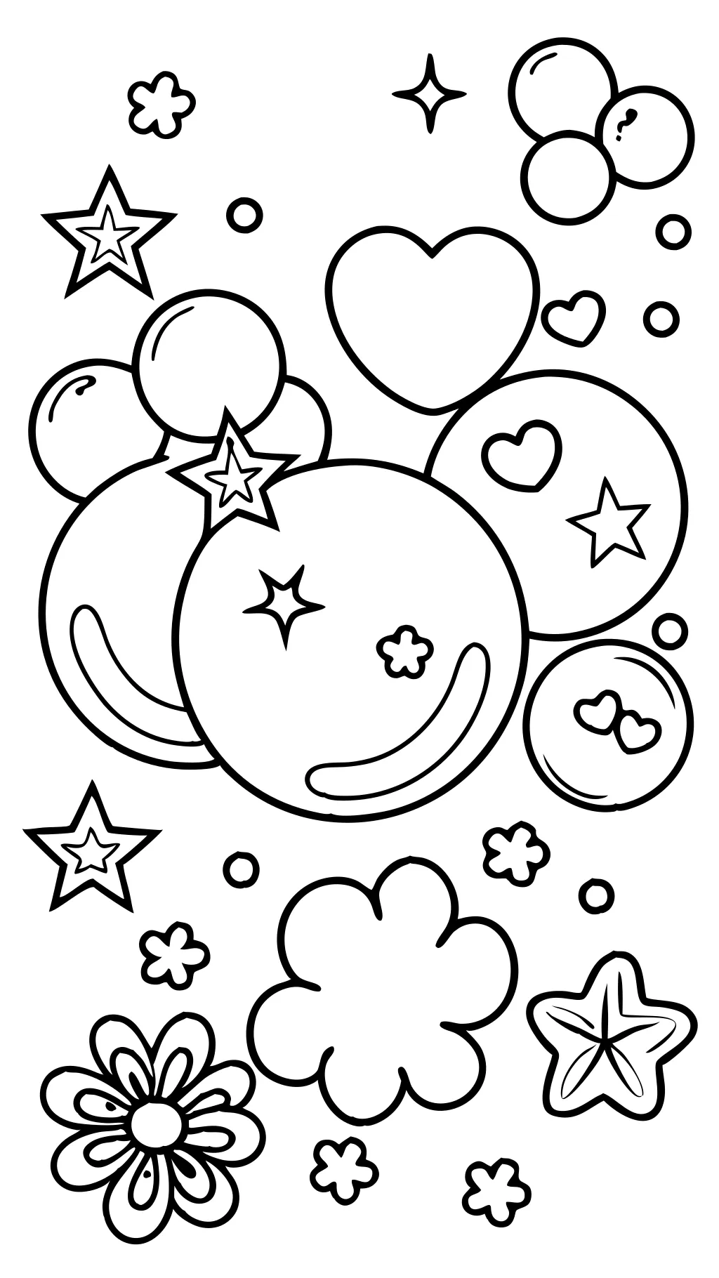 coloriage de bulles